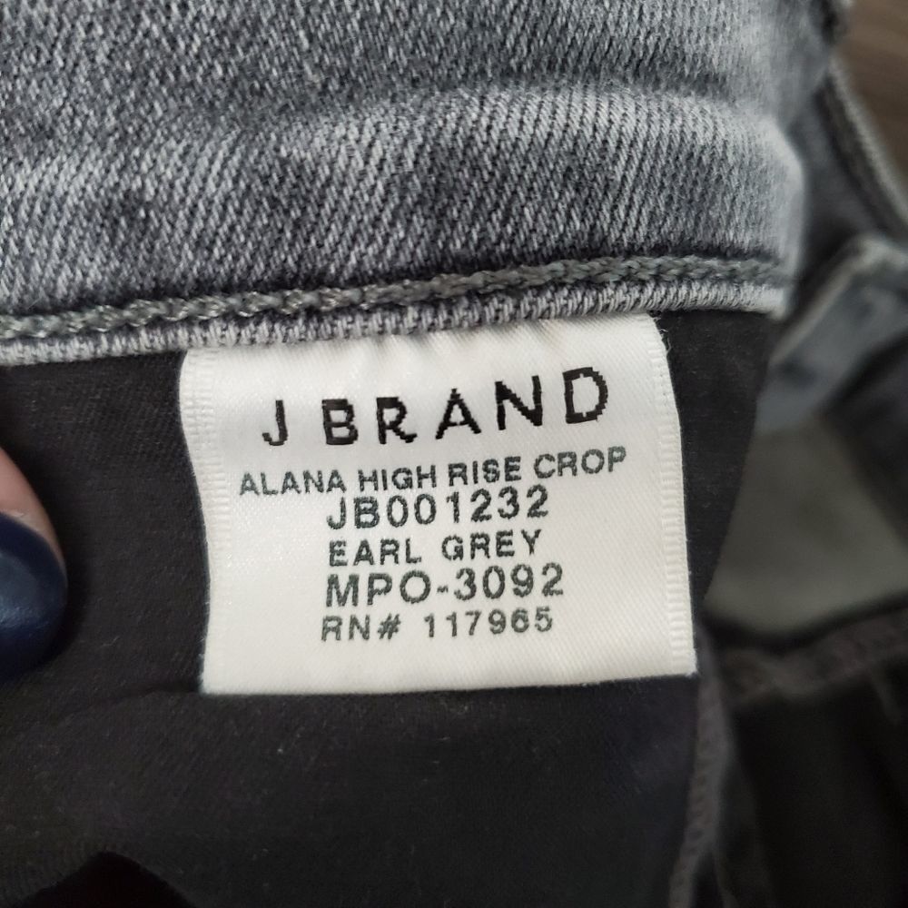 Gray J Brand Alana high-rise cropped jeans size 29 - Picture 7 of 8